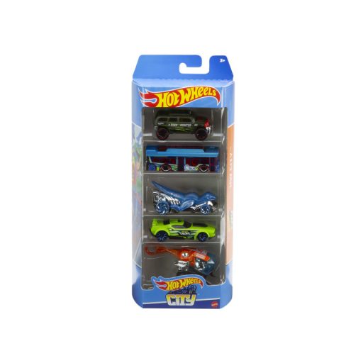 Hot wheels kisautó 5 darabos készlet - többféle