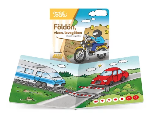 Tolki interaktív könyv-Földön, vízen, levegőben
