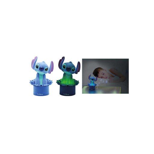 Éjszakai fényt adó Stitch figura & hangszoró