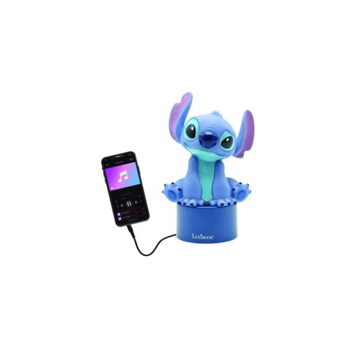 Éjszakai fényt adó Stitch figura & hangszoró