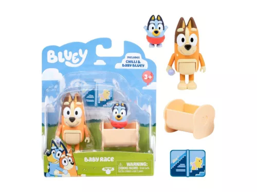 Bluey Figura Dupla Csomag Baby Bluey & Chilli