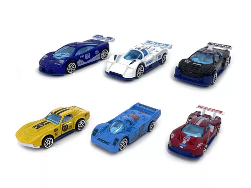 1/64 fém autó, 6 féle