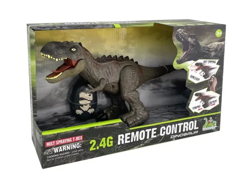 Távirányítós dínó, füstöl, hangot ad