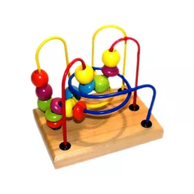 Fa golyóvezető ügyességi játék