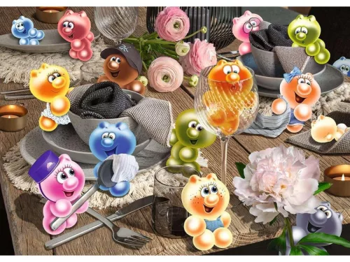 Puzzle 1000 db - Gelinik az asztalon