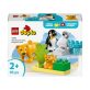   LEGO DUPLO Town 10442 Állatcsaládok a vadvilágban: pingvinek és oroszlánok