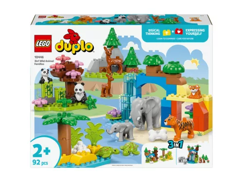 LEGO DUPLO Town 10446 3 az 1-ben állatcsaládok a vadvilágban