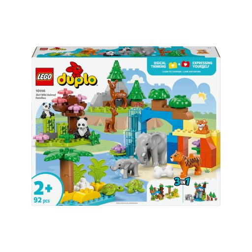 LEGO DUPLO Town 10446 3 az 1-ben állatcsaládok a vadvilágban
