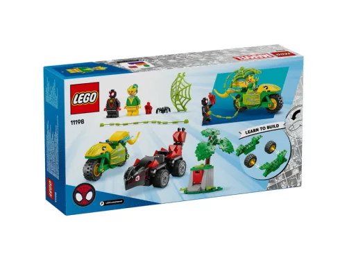 LEGO Spidey 11198 Spin és electro: üldözés a dinójárművel