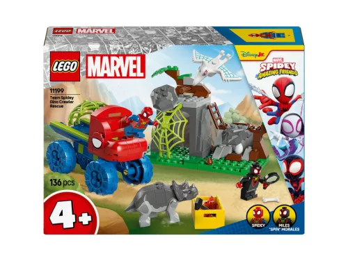 LEGO Spidey 11199 Pókcsapat: mentőakció a dinómarkolóval