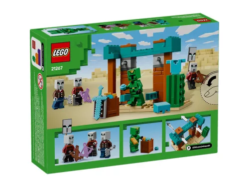 LEGO Minecraft 21267 Illagerek õrjárata a sivatagban