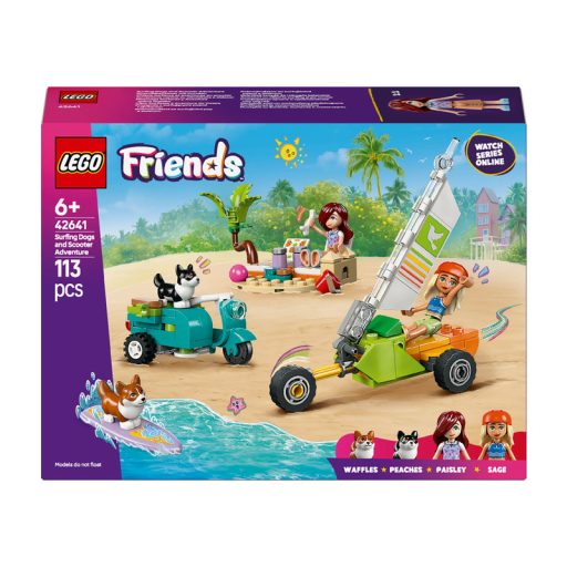 LEGO Friends 42641 Szörfözõ kutyák és robogós kalandok