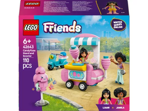 LEGO Friends 42643 Vattacukorárus pult és robogó