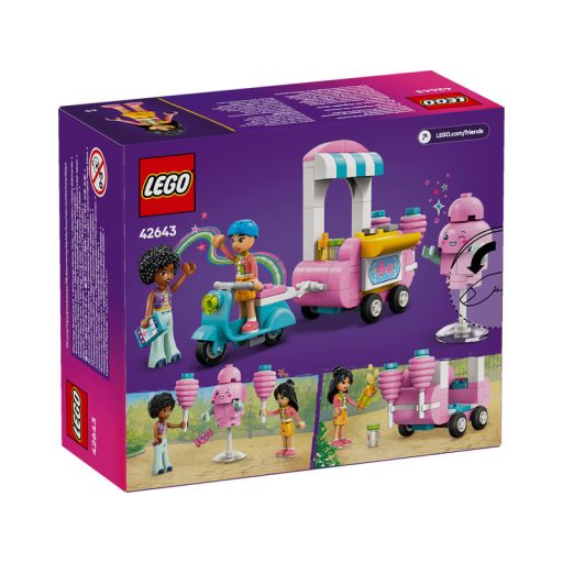 LEGO Friends 42643 Vattacukorárus pult és robogó