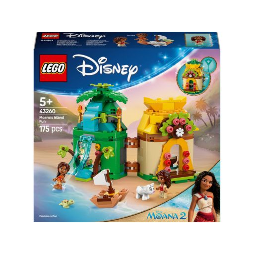 LEGO Disney Princess 43260 Vaiana vidám kalandjai a szigeten