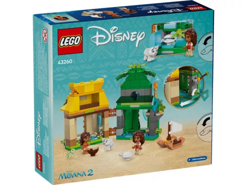 LEGO Disney Princess 43260 Vaiana vidám kalandjai a szigeten