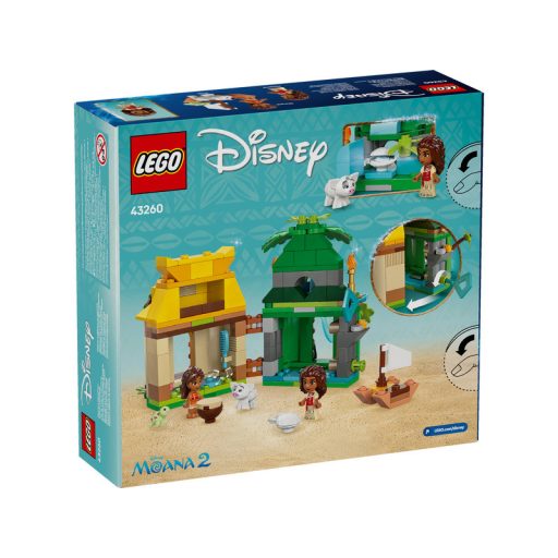 LEGO Disney Princess 43260 Vaiana vidám kalandjai a szigeten