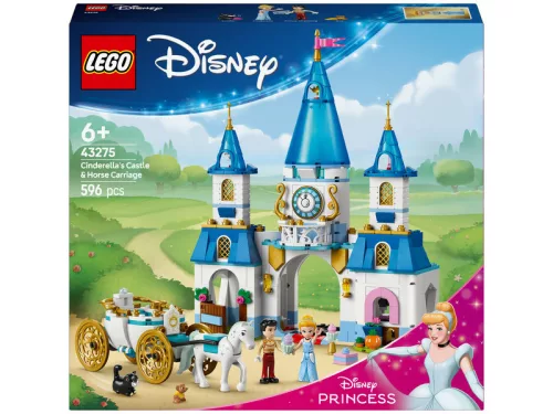 LEGO Disney Princess 43275 Hamupipőke kastélya és hintója