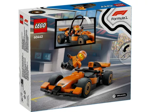 LEGO City 60442 F1-es pilóta Mclaren versenyautóval