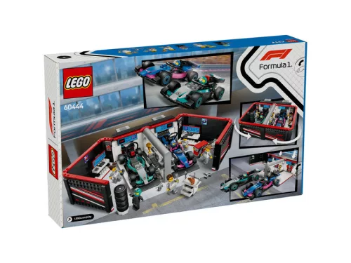 LEGO City 60444 F1-es garázs, Mercedes-amg és Alpine autók