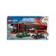 LEGO City 60445 F1-es kamion, rb20 és amr24 F1-es autókkal