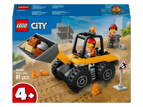 LEGO City Great Vehicles 60450 Sárga kerekes rakodógép