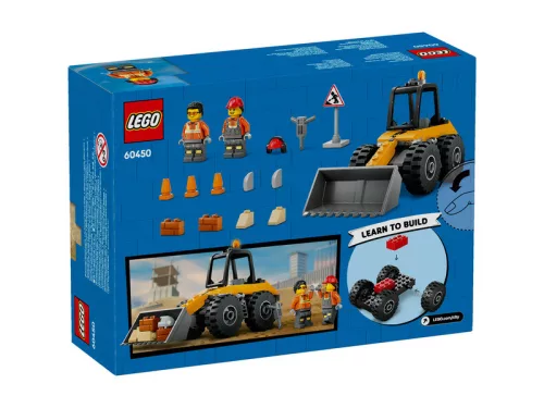 LEGO City Great Vehicles 60450 Sárga kerekes rakodógép