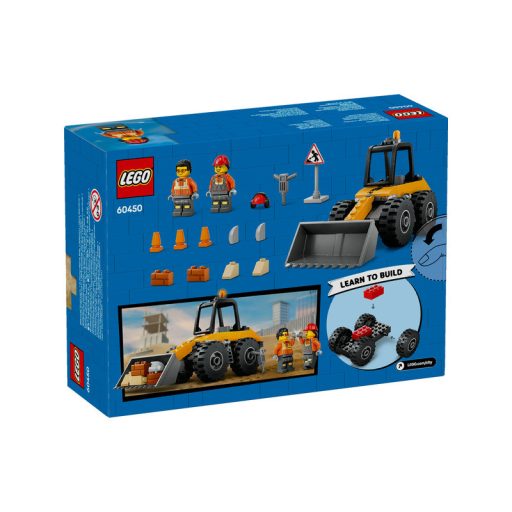 LEGO City Great Vehicles 60450 Sárga kerekes rakodógép