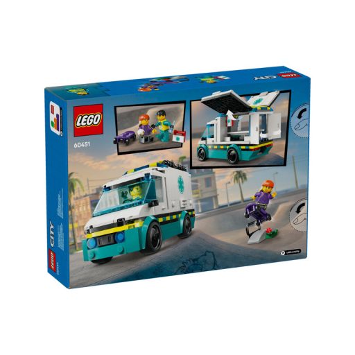 LEGO City Great Vehicles 60451 Sürgõsségi mentõautó