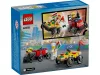 LEGO City Great Vehicles 60458 Pizzásautó vs. tûzoltóautó, versenyautós csomag