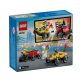   LEGO City Great Vehicles 60458 Pizzásautó vs. tûzoltóautó, versenyautós csomag