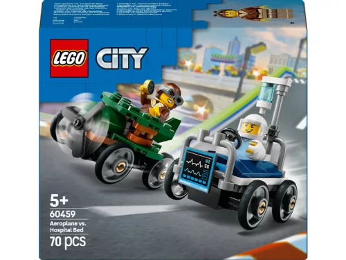 LEGO City Great Vehicles – Repülős és versenyautós játékszett (60459)