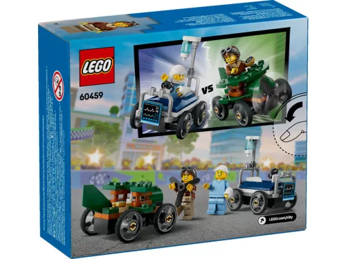 LEGO City Great Vehicles – Repülős és versenyautós játékszett (60459)