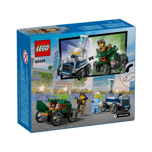 LEGO City Great Vehicles 60459 Repülõ vs. kórházi ágy, versenyautós csomag