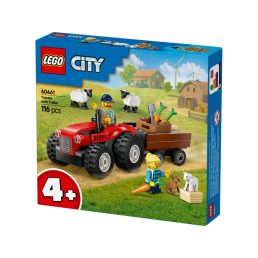   LEGO City Great Vehicles 60461 Piros traktor, utánfutó és juhok