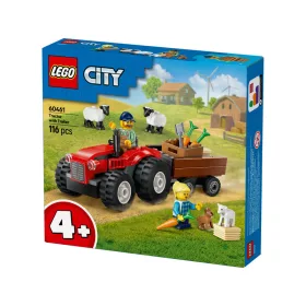   LEGO City Great Vehicles 60461 Piros traktor, utánfutó és juhok
