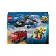   LEGO City Great Vehicles 60462 Helikopter, tûzoltóautó és tengeralattjáró egy csomagban