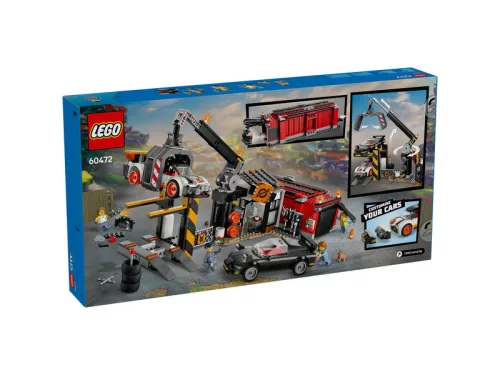LEGO My City 60472 Roncstelep autókkal