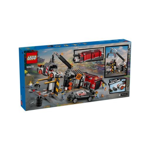 LEGO My City 60472 Roncstelep autókkal