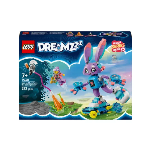 LEGO Dreamzzz 71490 Izzie és Bunchurro, a gaming Nyuszi