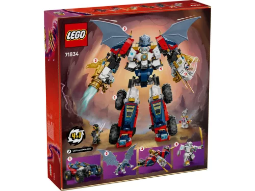 LEGO NINJAGO 71834 Zane kombinálható ultra robotja