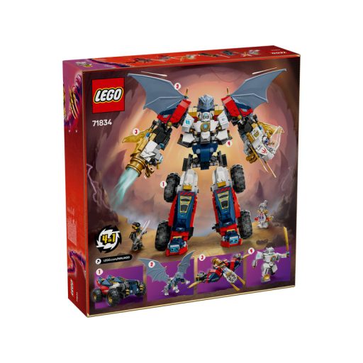 LEGO NINJAGO 71834 Zane kombinálható ultra robotja