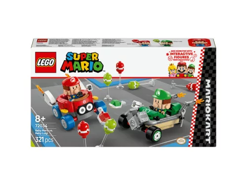 LEGO Super Mario 72034 Mario Kart  Baby Mario és Baby Luigi