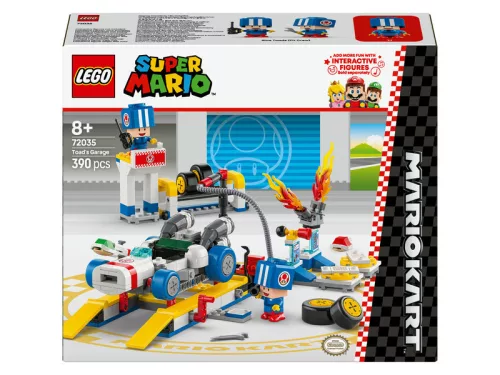 LEGO Super Mario 72035 Mario Kart  Toad garázsa