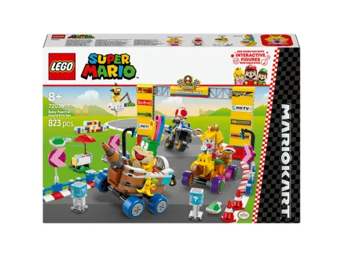 LEGO Super Mario 72036 Mario Kart  Baby Peach és a Grand Prix szett