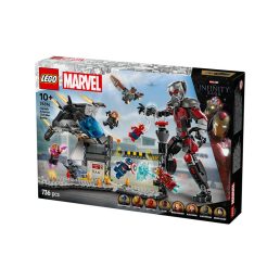   LEGO Super Heroes Marvel 76314 Amerika kapitány: polgárháború csatajelenet