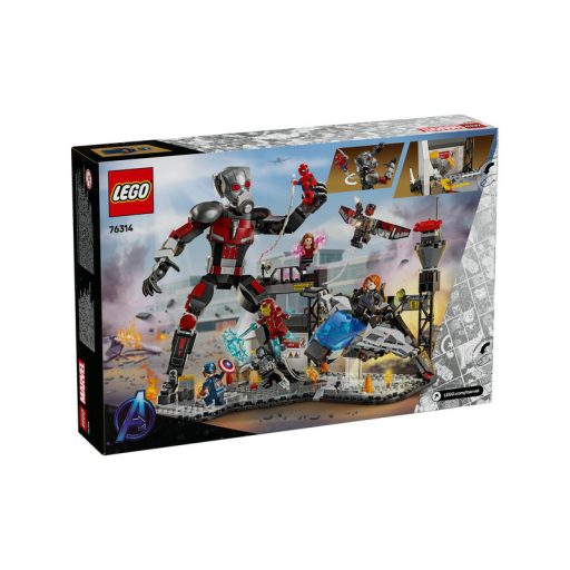 LEGO Super Heroes Marvel 76314 Amerika kapitány: polgárháború csatajelenet