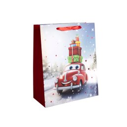 Papírtasak piros autó 26*32 cm