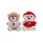 Plüss maci 11 cm I love you pulcsiban, 2 féle