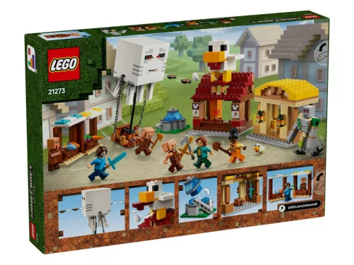 LEGO Minecraft 21273 A szellemléghajó és falutámadás
